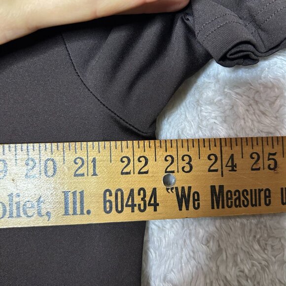 Under Armour BGS Polo Shirt Athletic Training Short Sleeve Brown Size Large - Picture 4 of 6